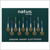 Elettrodi Grass Gold Cup, cavo da 122 cm, 10 pezzi