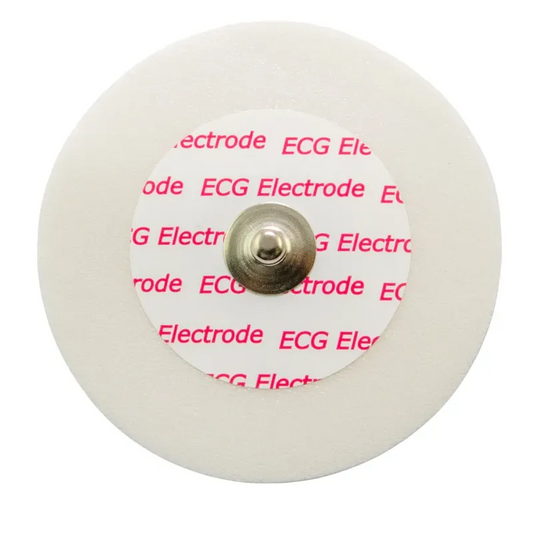 Elettrodo ECG CNSAC, rotondo, 30 mm, in schiuma, alternativo a Covidien H124SG