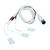 Cavo adattatore riutilizzabile, schermato, 3×0,7 mm femmina, connettore DIN a 5 pin, cavo di 2 m