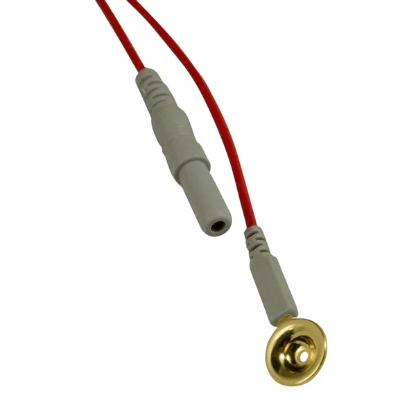 Elettrodi CNSAC Gold Cup, cavo da 250 cm, 10 pezzi