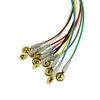 Elettrodi CNSAC Gold Cup, cavo da 100 cm, 10 pezzi