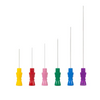 Elettrodi ad ago monouso Silverline EMG, concentrici/25 mm, 0,30 mm ∅, rosso